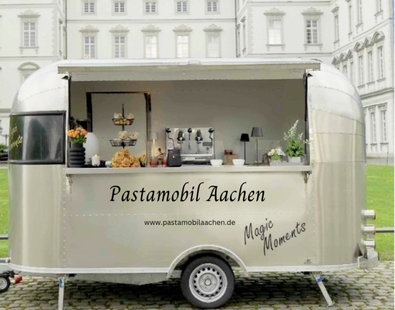 Pastacatering aus dem Parmesanleib Pastamobil Aachen